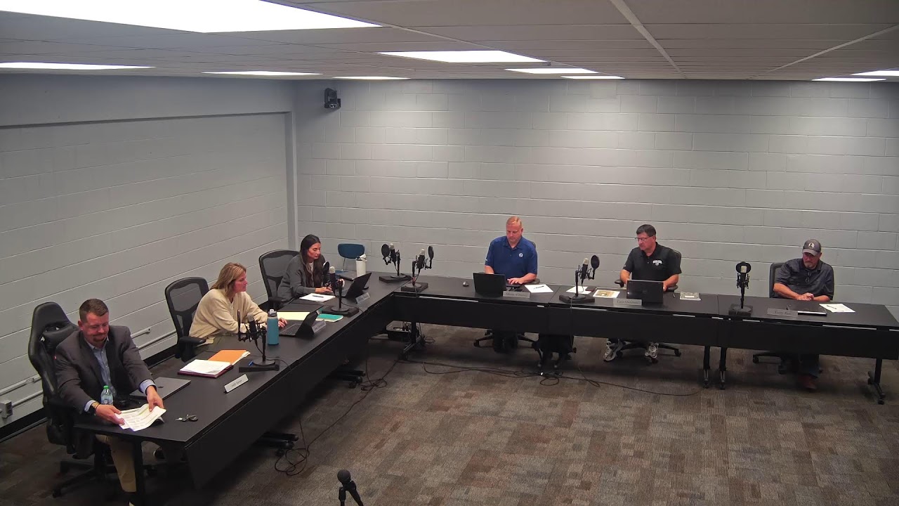 Wes-Del School Board Meeting 9/25/2025.
