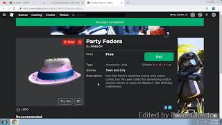 THE HIDDEN ITEM IN ROBLOX CATALOG? (The Roblox 13TH Birthday Celebration)(SEPTEMBER)2019!