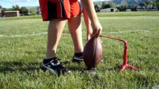How To Kick A Football By A Sixth Grader
