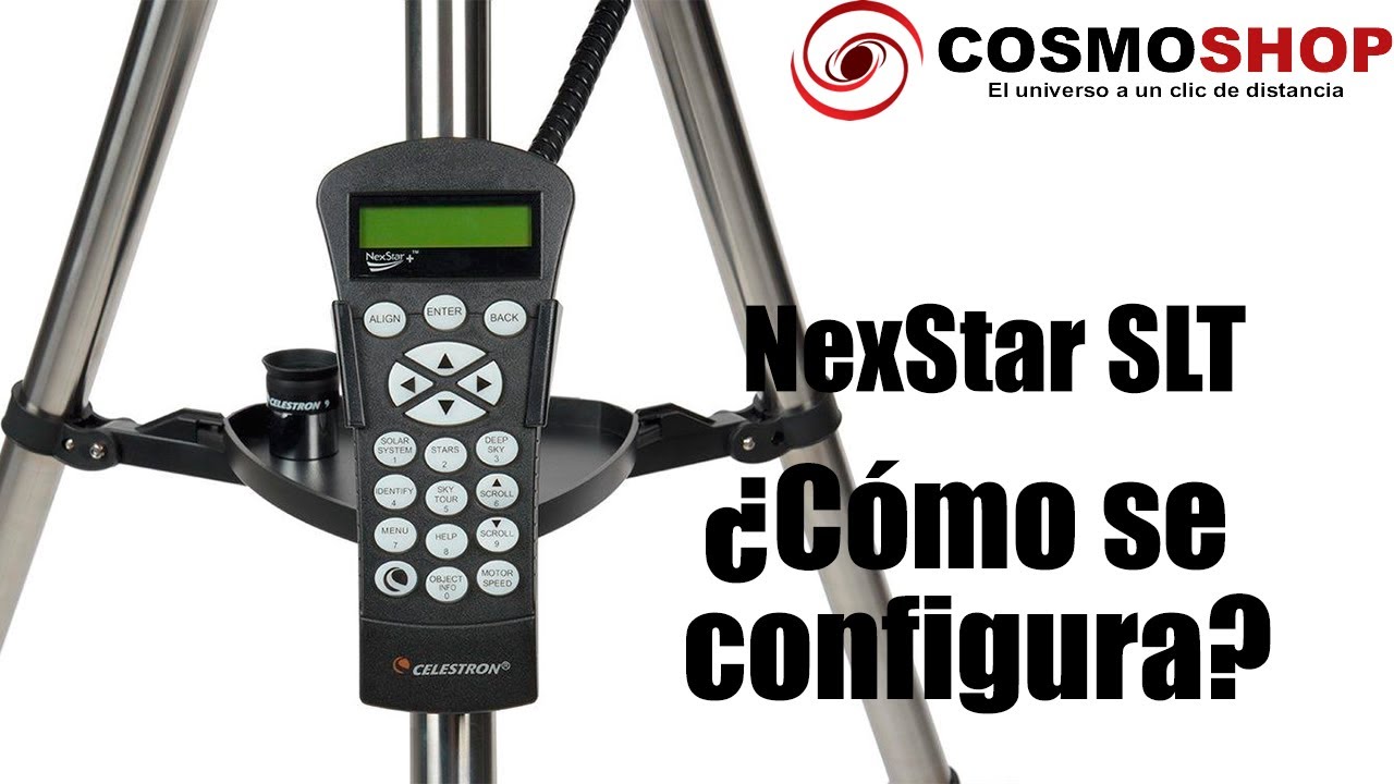 ✓Como alinear 🛠 Configurar Control 🔭Telescopio Celestron NexStar SLT ⭐ 90  102 114 127 130 🪐 - YouTube