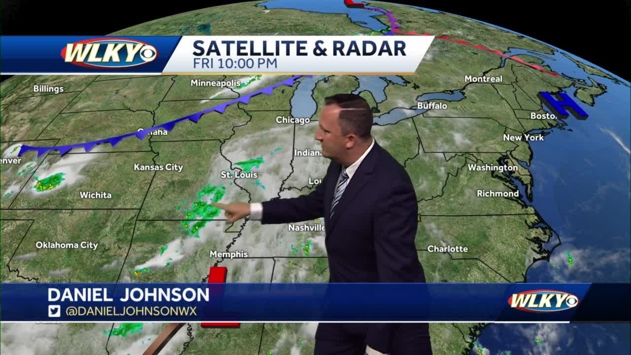 Labor Day weekend brings scattered shower chances - YouTube