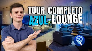 What is the Azul VIP lounge like for international departures at Viracopos?