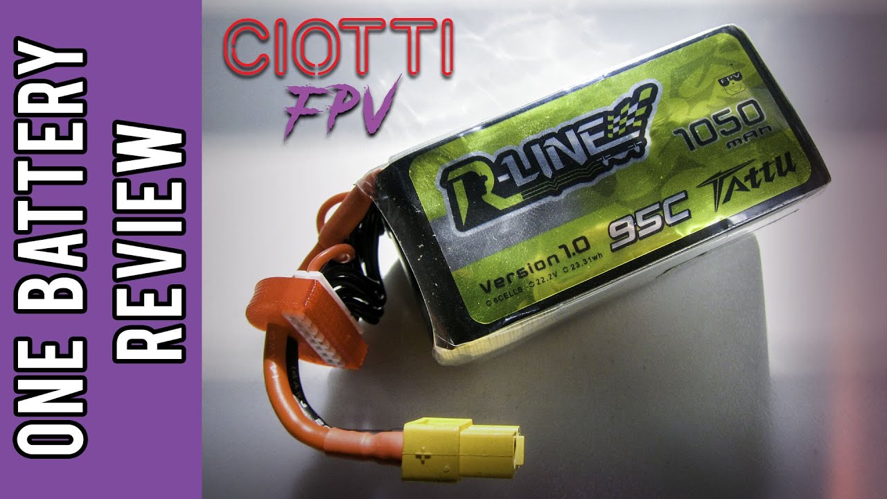 🎥 One Battery Reviews - Tattu R-Line 6s 1050 v1 - Part 1 — Video review, click xem trên YouTube