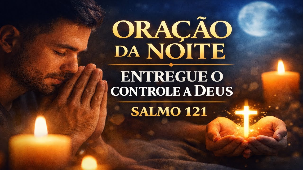 ORAÇÃO DA NOITE – Salmo 121 | Durma em Paz Sabendo Que Deus Está Cuidando