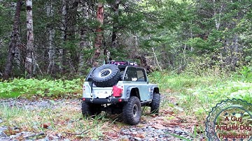 Axial ScX10 Dingo... Relaxing Ride at Cataracts Provincial Park