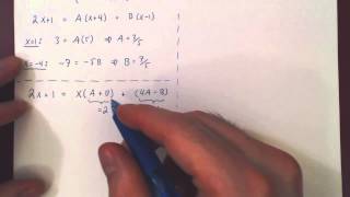 Partial Fractions - 1