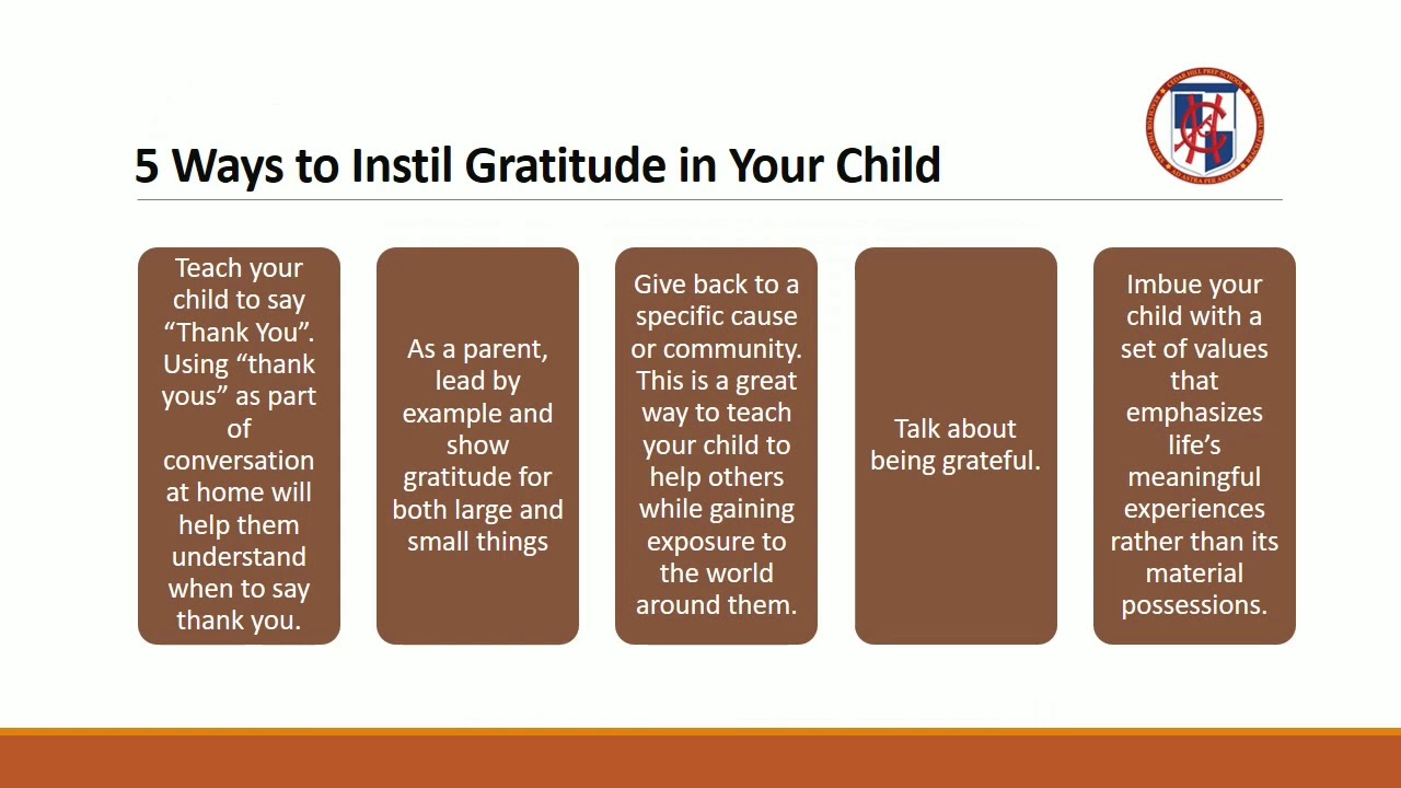 5 Ways to Instill Gratitude in Your Child - YouTube