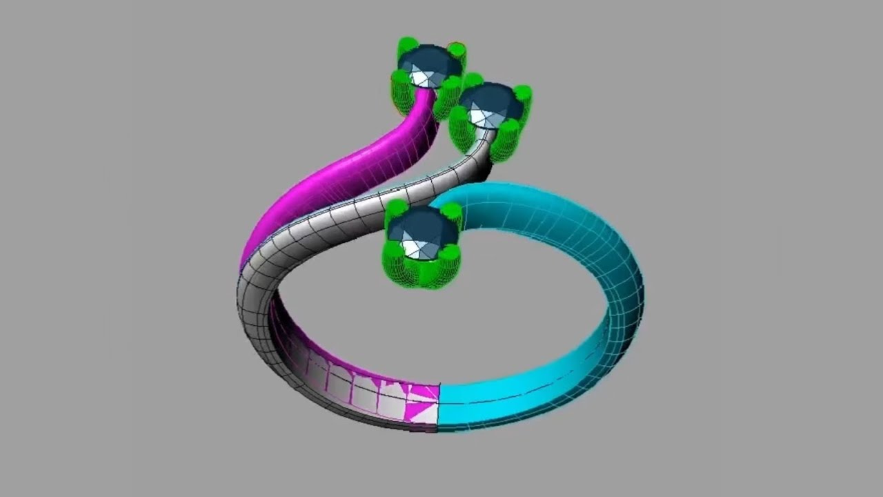 How to draw 3d #trilogy . #rhinoceros Rhinoceros cad tutorial - YouTube