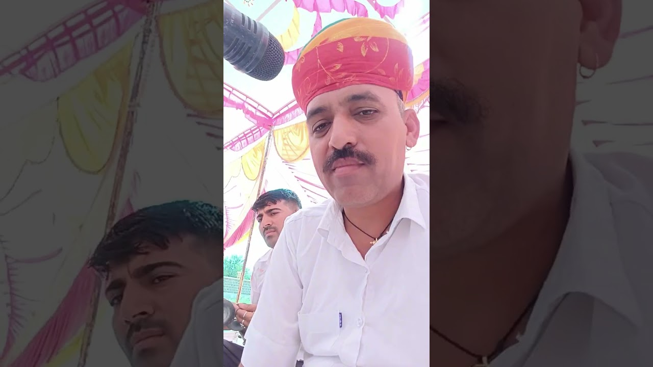 पारस भजन मंडली के कलाकार चंपालाल जी गोदारा का भजन।         