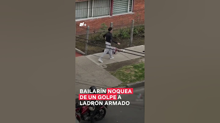 Joven bailarín noquea a ladrón de un golpe #nmas #shorts
