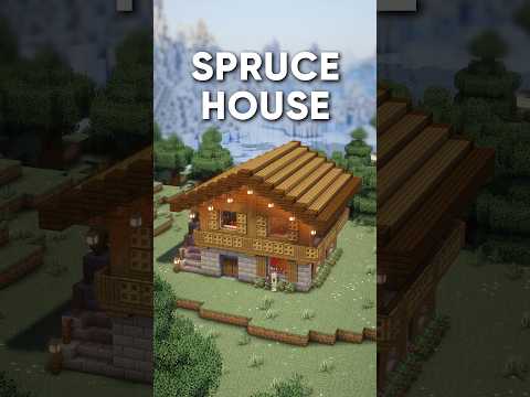 Minecraft Tutorial | Spruce Mansion 🏠 #minecraft