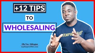 12 MORE Tips to Wholesaling Houses for Beginners📍