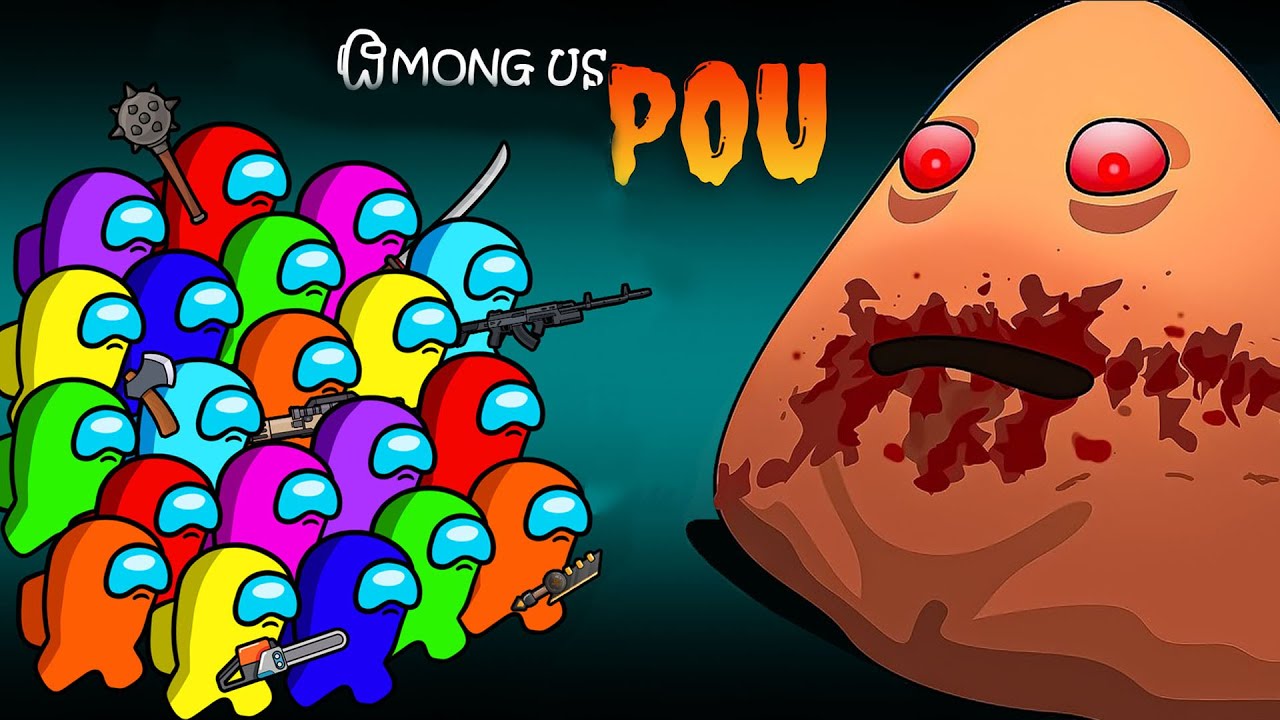 어몽어스Among Us VS POU'S REVENGE Stories | AMONG US FUNNY ANIMATION