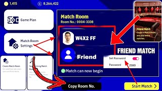 HOW TO CREATE MATCH ROOM & PLAY FRIENDLY MATCH IN eFOOTBALL 2023 MOBILE