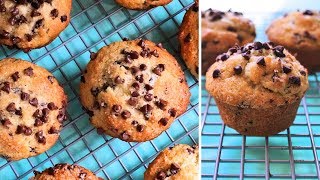 Homemade chocolate chip muffins recipe all new bakers know that
feeling of disappointment when your come out flat and sad looking.
they still taste g...