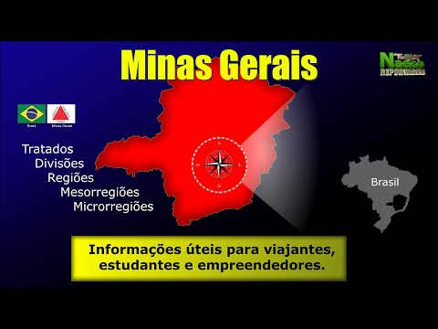 Cidades de Minas Gerais por Mapas e Regiões