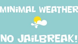 Live Weather Icon Without Jailbreak! (Minimal Weather)