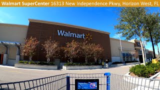 Shopping at Walmart Supercenter on New Independence Pkwy in Winter Garden, Florida - Store 110