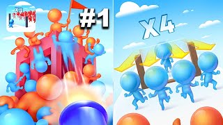 Mob Control- New Release - Hyper Hybrid Casual - Gameplay Walkthrough (iOS & Android) screenshot 2