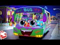 Halloween wheels on the bus  more spooky nursery rhymes  scary cartoon