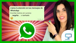 ✅ Truco WHATSAPP 👉 Resalta textos en tus mensajes de Whatsapp screenshot 5