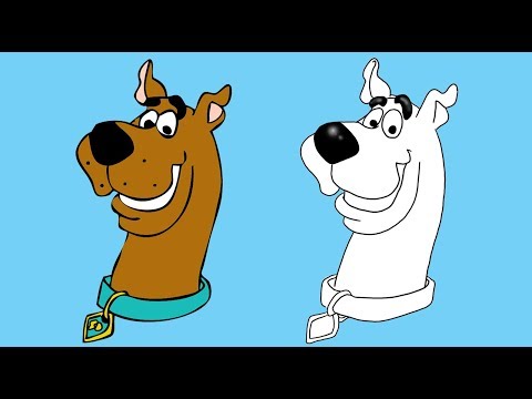 How to Draw and Colour Scooby Doo | Step by Step for kids