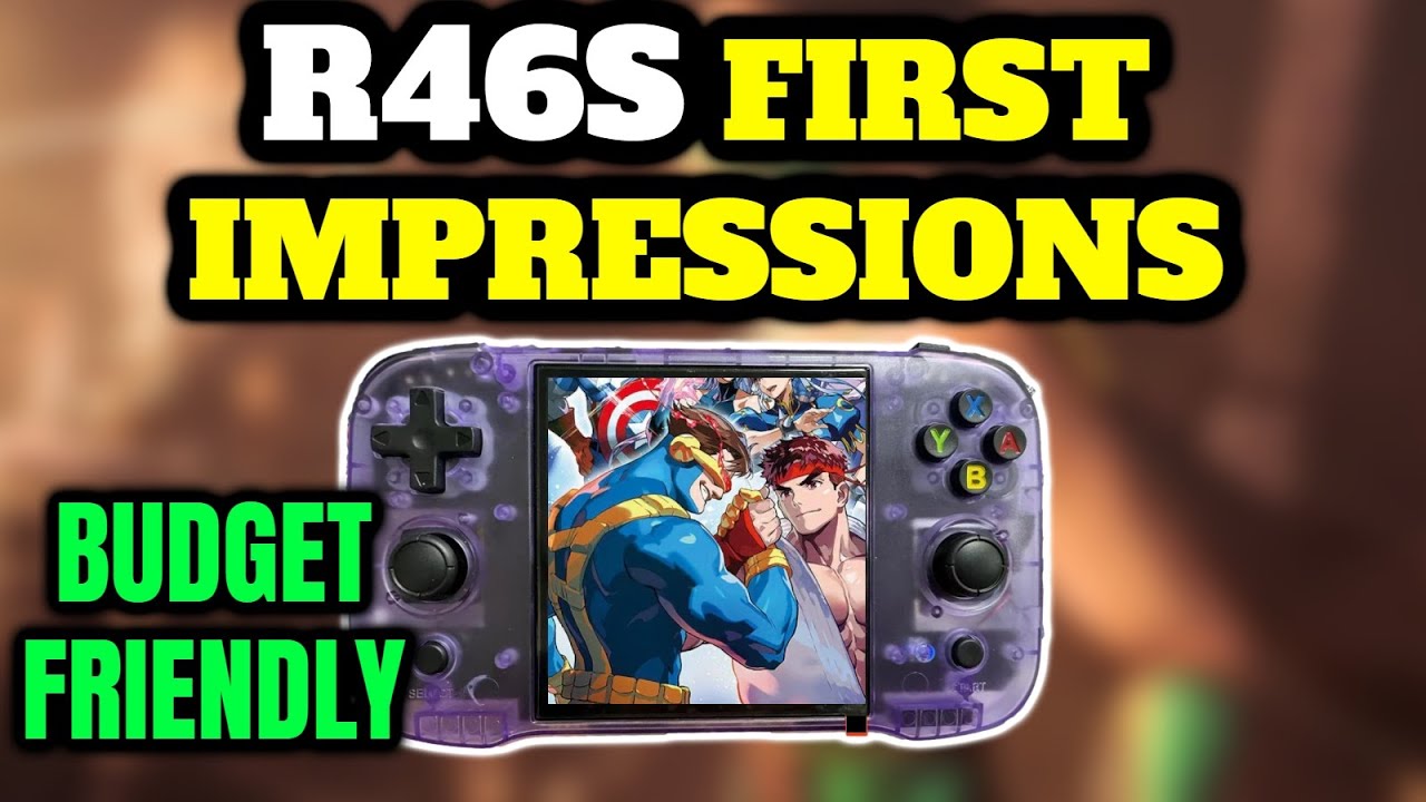 video R46S Handheld Gaming Console