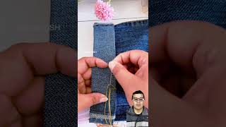 Técnica de costura para evitar que la tela se deshilache.