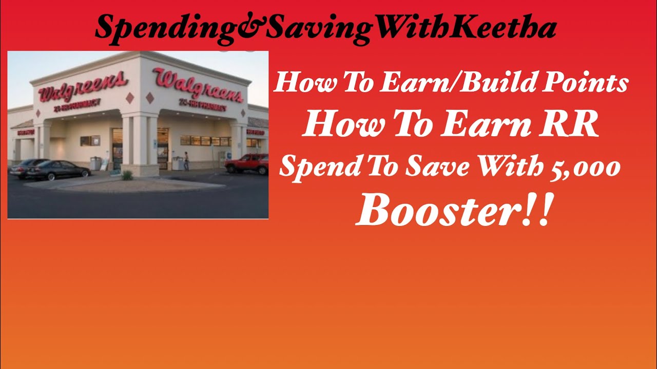 How To Earn/Build Points At Walgreens Using 5,000 Point Booster This Weekend/All Digital/Easy To Do!