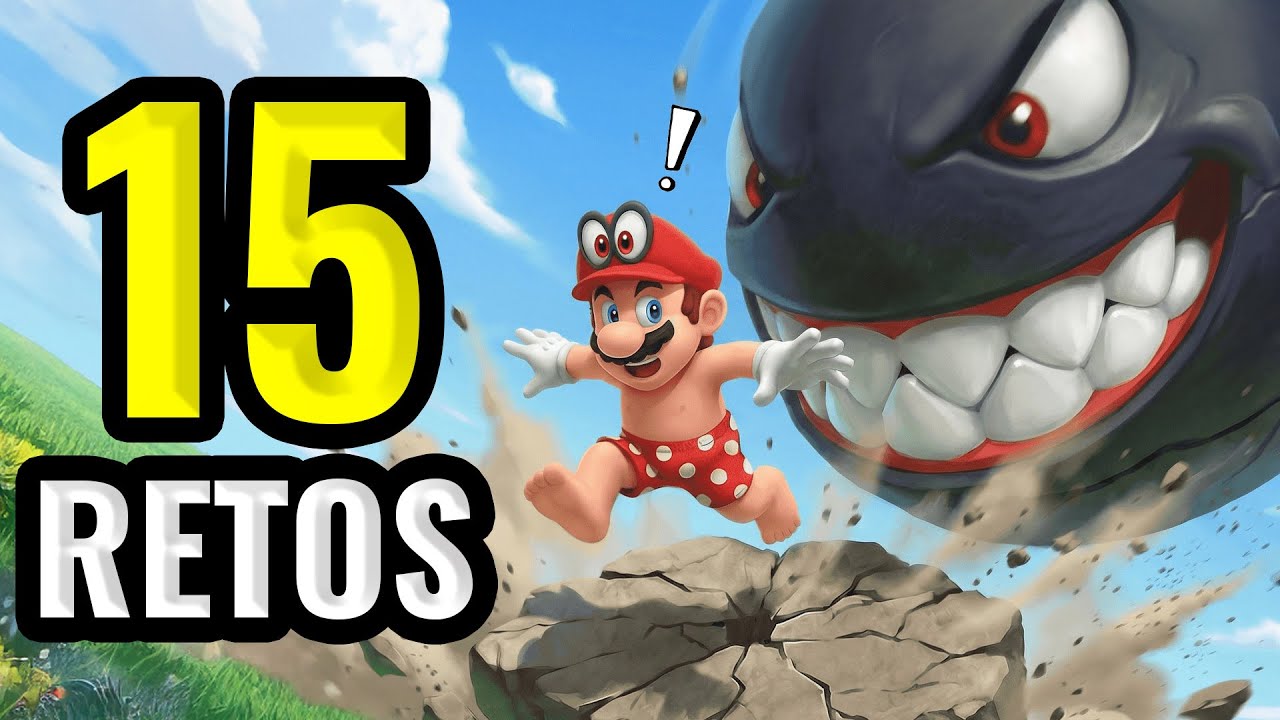 Supera 15 retos en Super Mario Odyssey o borra el juego...
