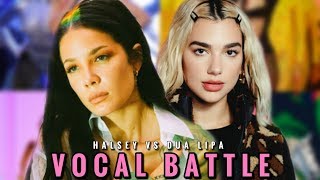 Halsey Vs Dua Lipa | VOCAL Battle!