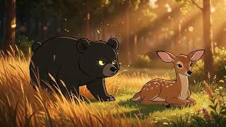 The Stalk 🐻🦌 | Bear Approaches the Deer — Dark Lofi Phonk to Focus/Study