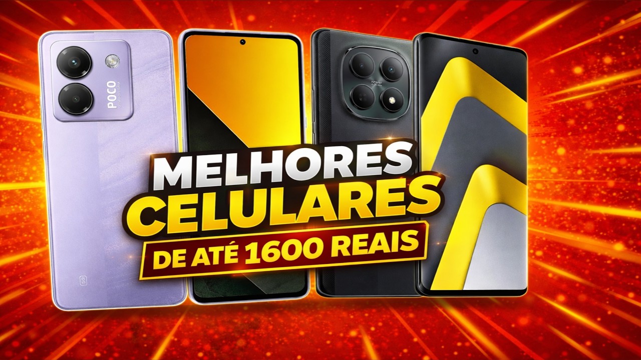 Celulares até 1600 Reais que Surpreendem em 2026