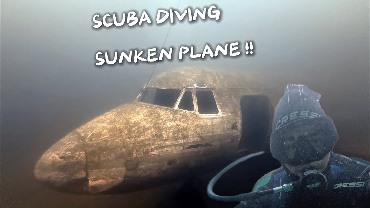 Found SUNKEN PLANE underwater !! - Diving at Capernwray 
