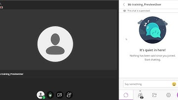 Blackboard Collaborate Ultra interaction chats