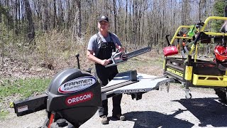 Oregon Kinetic Commercial Log Splitter Oregon CS300 Chainsaw Further performance testing