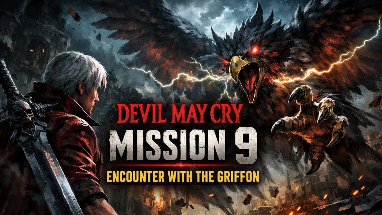 Devil May Cry 1 – Mission 9: Griffon Boss Fight | Full Mission Gameplay