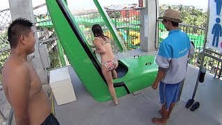 Double Twist Water Slide at Waterbom Bali