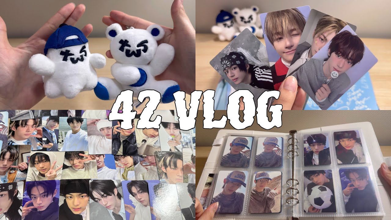 [42로그 #1] 설마 했었던 내가 너무 좋다고 도훈 !!!! • 반택깡 • 끼택깡 • 포카깡 • 바인더깡 • 인형 • 덕질 브이로그 • TWS • 사이로그 • 도룽단 🐶