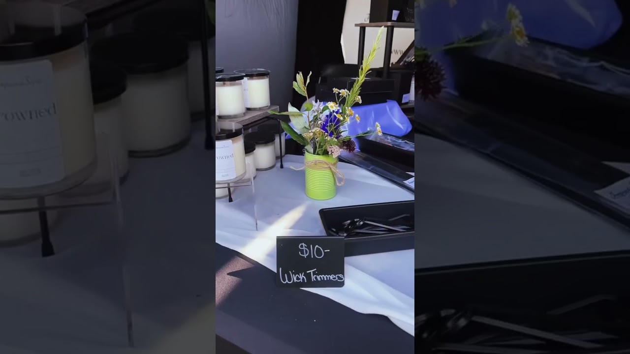 Event Setup l Vendor Booth l Candles 