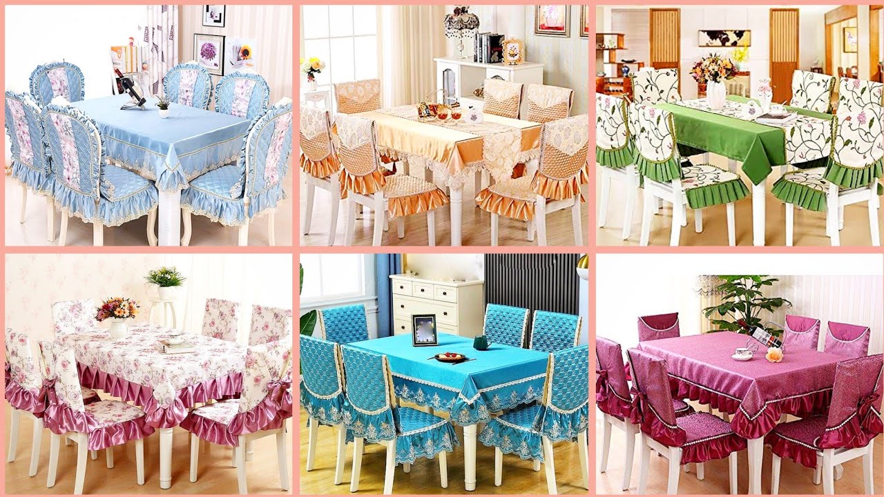 Outstanding Fancy Frilly Tablecloth Chair Cover Design Ideas
