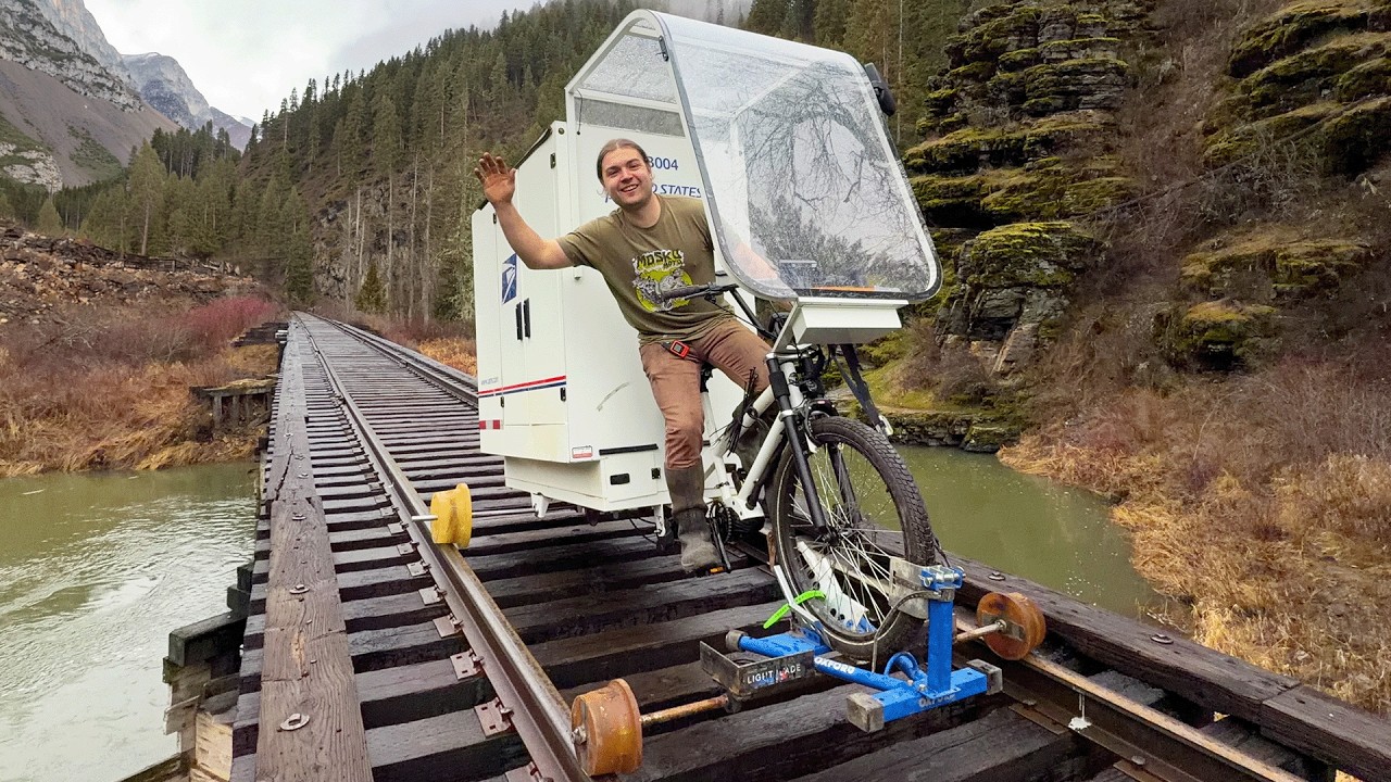 I Built a Bike Camper for Abandoned Railroads
