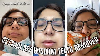 VLOG: I GOT MY WISDOM TEETH REMOVED!!! | DOES PINEAPPLE JUICE ACTUALLY WORK??