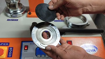 How to replace Rubber Diaphragm of Bursting Strength Tester