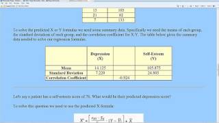 Solving a Regression Problem