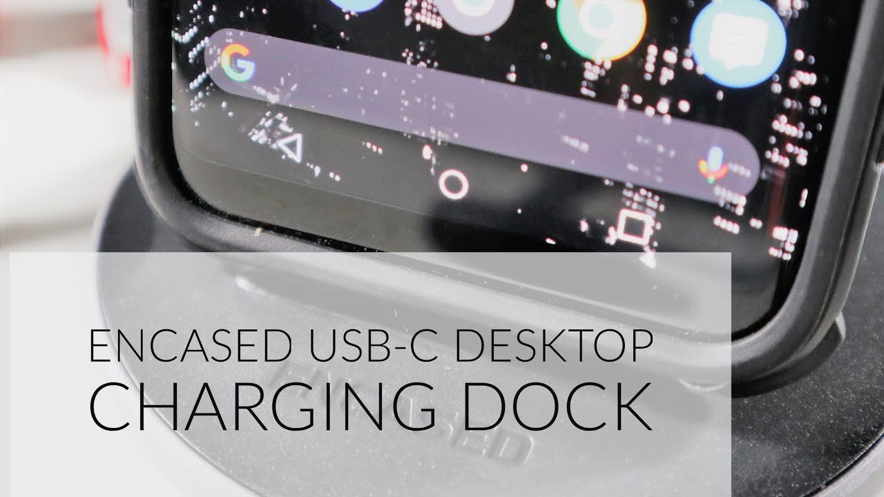 Encased USB-C Desktop Charging Dock (Great for any setup)
