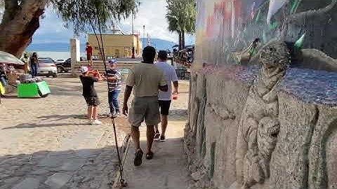 Ajijic Mexico.   The Village and The Malecon ( Boardwalk)