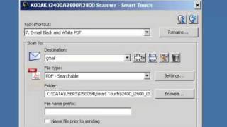 Kodak Smart Touch - How to set up a new Scan to Destination screenshot 3