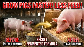 Fermented Pig Feed Formula (Grow Faster with Less Feed!)