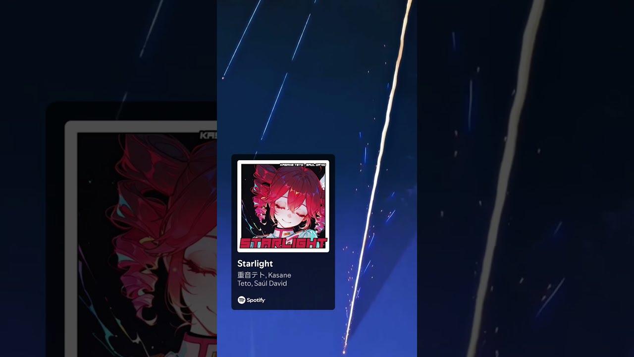 Starlight - 重音テト × Saúl David, LISTEN NOW! #vocaloid #kasaneteto #teto